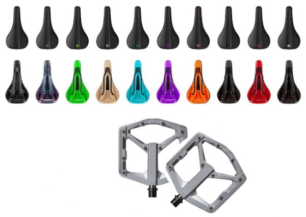 Wir verlosen ein Paket aus Crankbrothers Stamp 3 Plattformpedal &amp; SDG Bel-Air V3 Sattel!