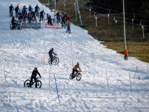 Snowbike Race am Oedberg