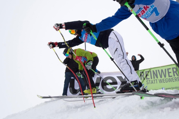 Start der Ski-Etappe der letztjährigen Ausgabe
