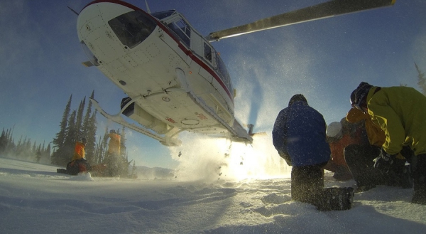 Heliskiing in Kanada