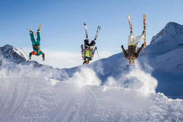 Saisonauftakt der Young Blood Freeski Camps