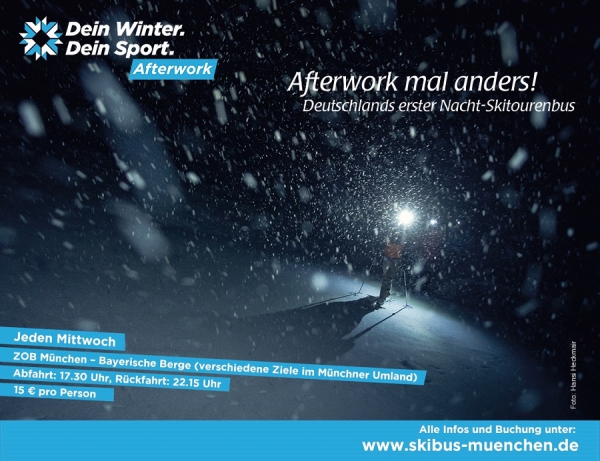 Neues Ziel für Dein Winter. Dein Sport. Afterwork