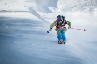 FWT-Riderin Lorraine Huber sammelt am Kitzsteinhorn wichtige Punkte