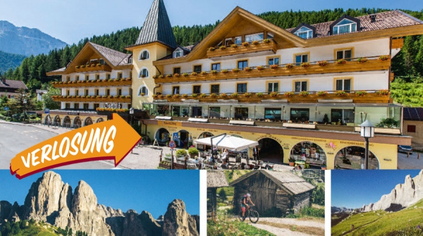 Hotel Oswald in Wolkenstein: Mountainbike-Urlaub in Gr&ouml;den - Dolomiten